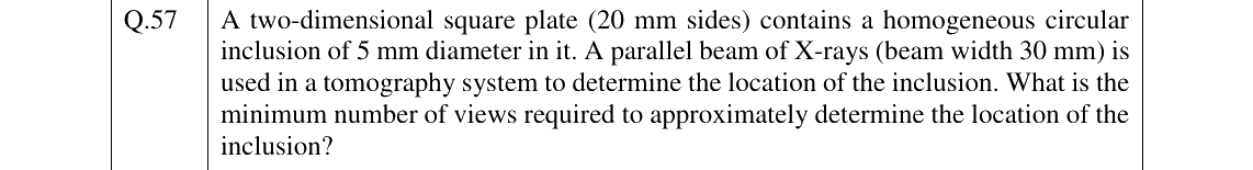 GATE 2023 BM question 57