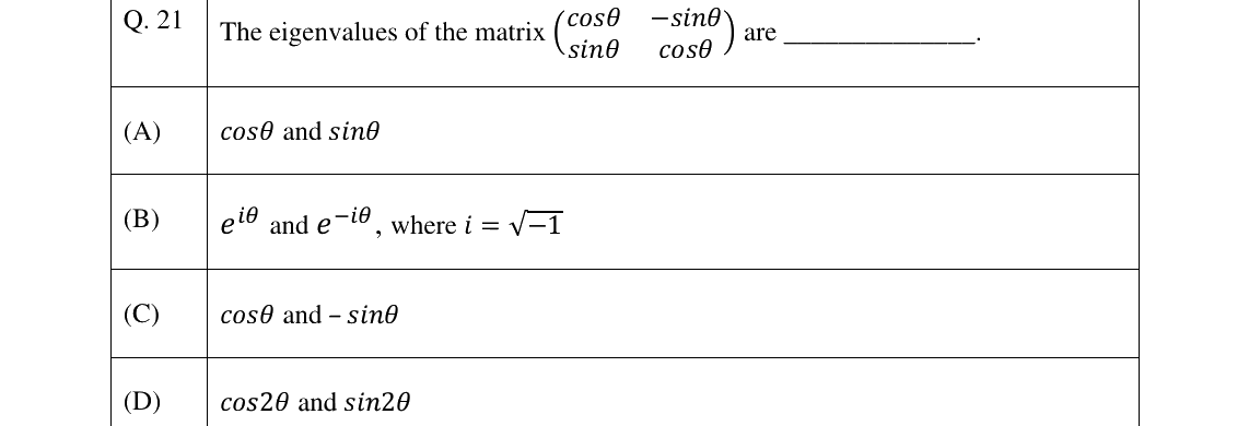 GATE 2025 BM question 21