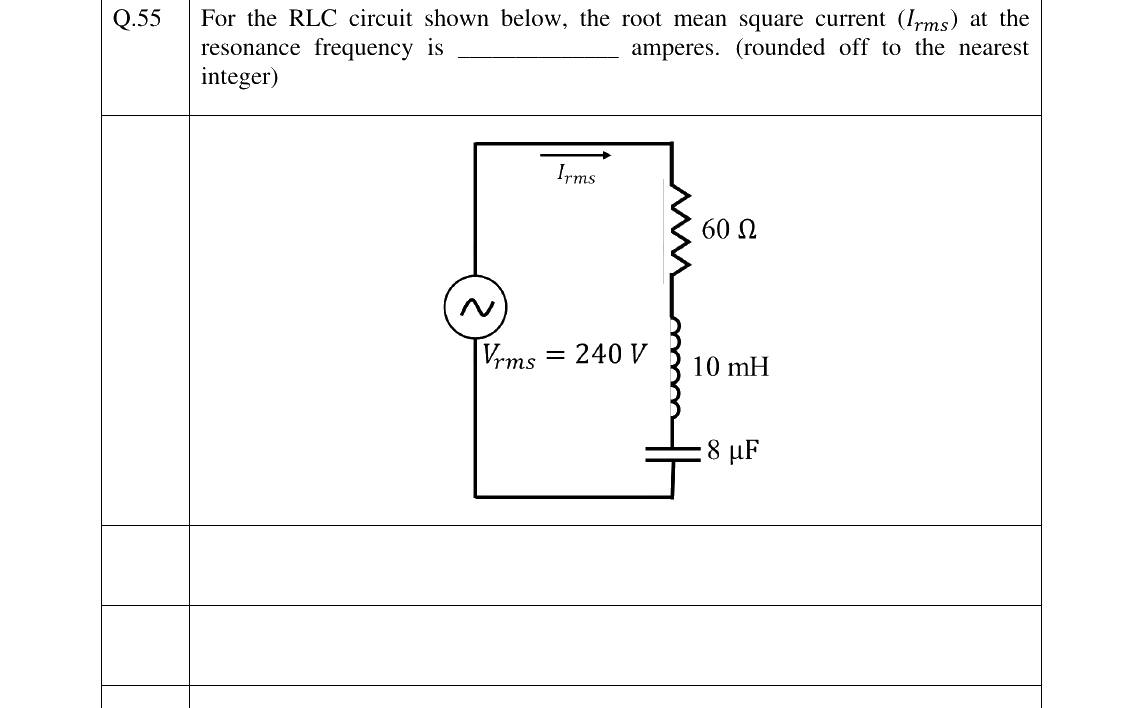 GATE 2025 BM question 55