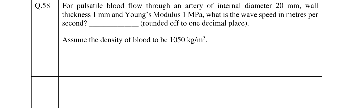 GATE 2025 BM question 58
