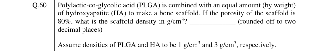 GATE 2025 BM question 60