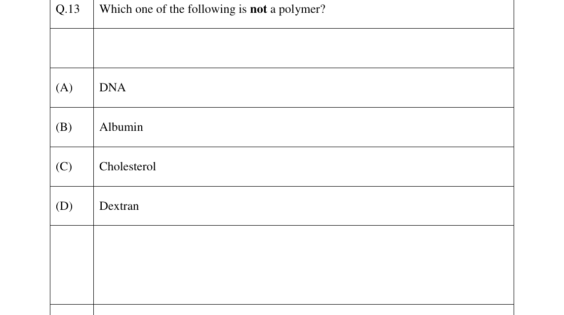 GATE 2026 BM question 13