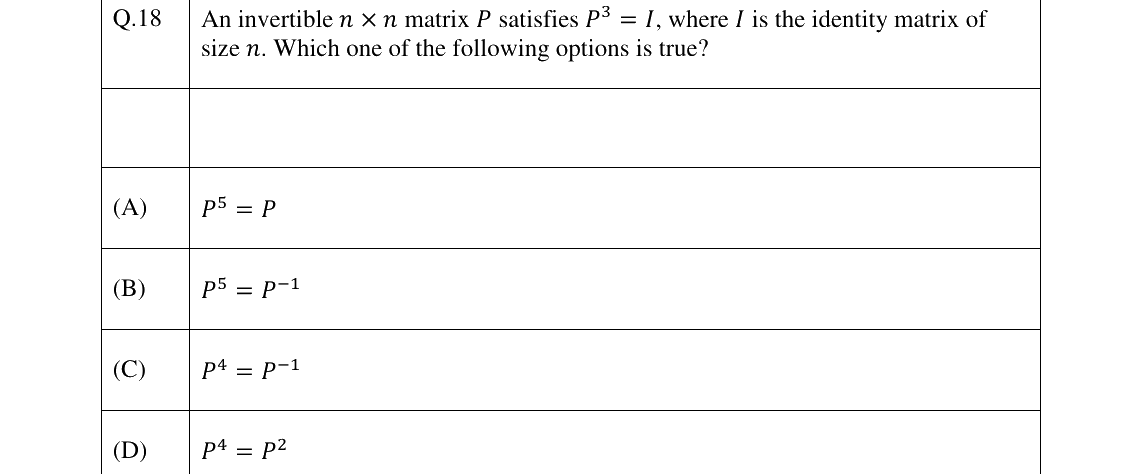 GATE 2026 BM question 18