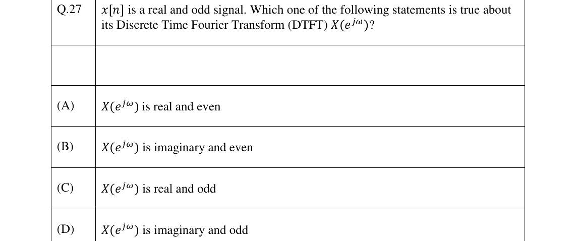 GATE 2026 BM question 27