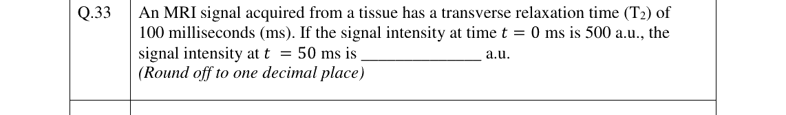 GATE 2026 BM question 33
