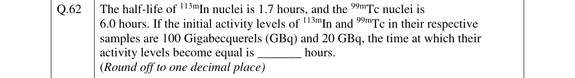 GATE 2026 BM question 62