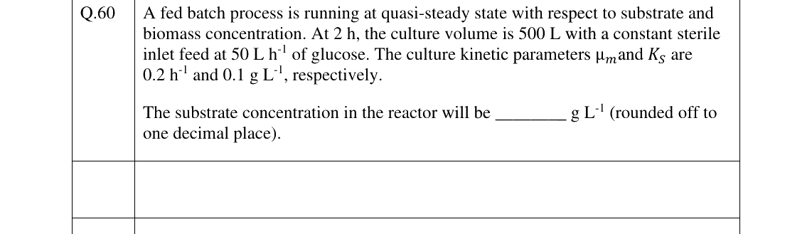 GATE 2024 BT question 60