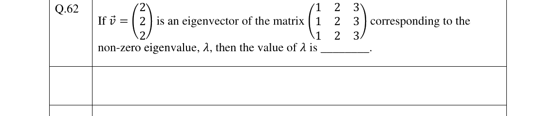 GATE 2024 BT question 62