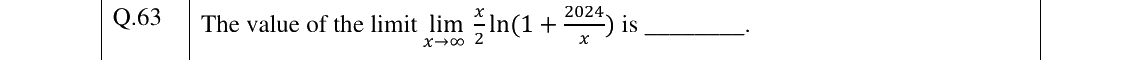 GATE 2024 BT question 63