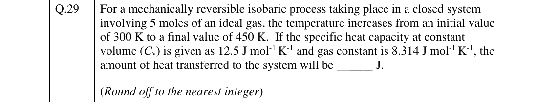 GATE 2025 BT question 29