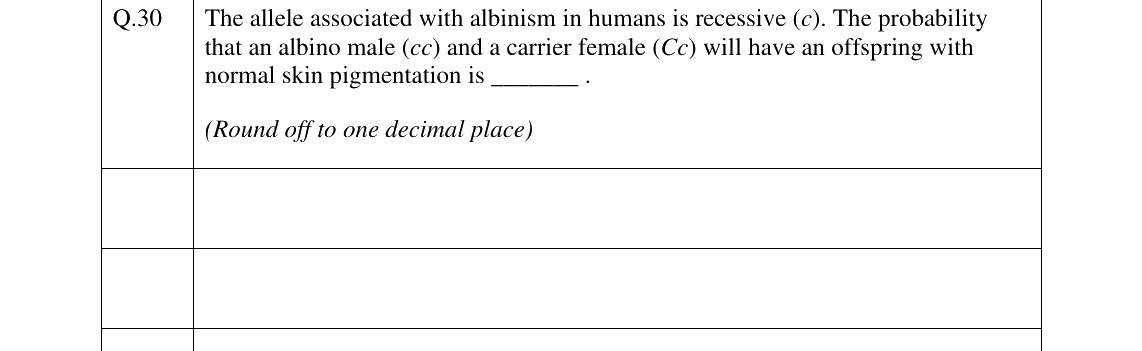 GATE 2025 BT question 30