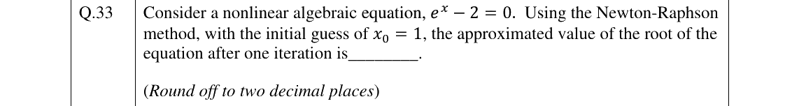 GATE 2025 BT question 33