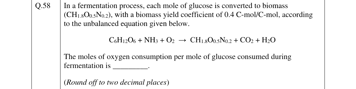GATE 2025 BT question 58
