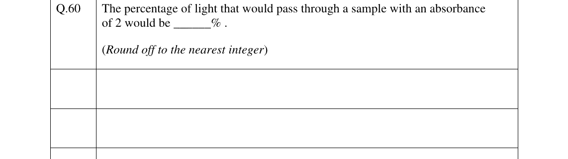 GATE 2025 BT question 60