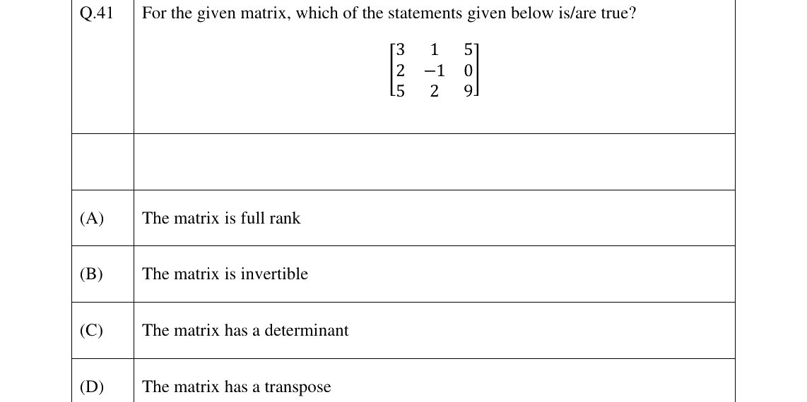 GATE 2026 BT question 41