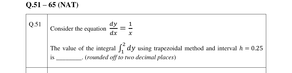 GATE 2026 BT question 51