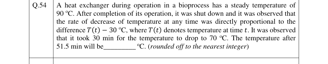GATE 2026 BT question 54