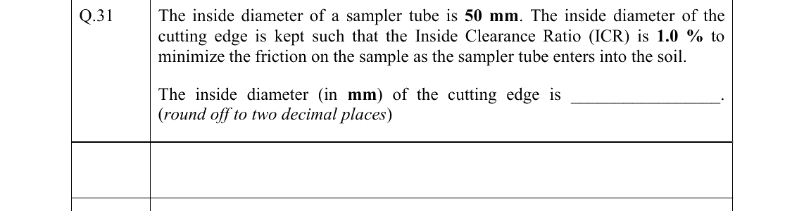 GATE 2022 CE question 31