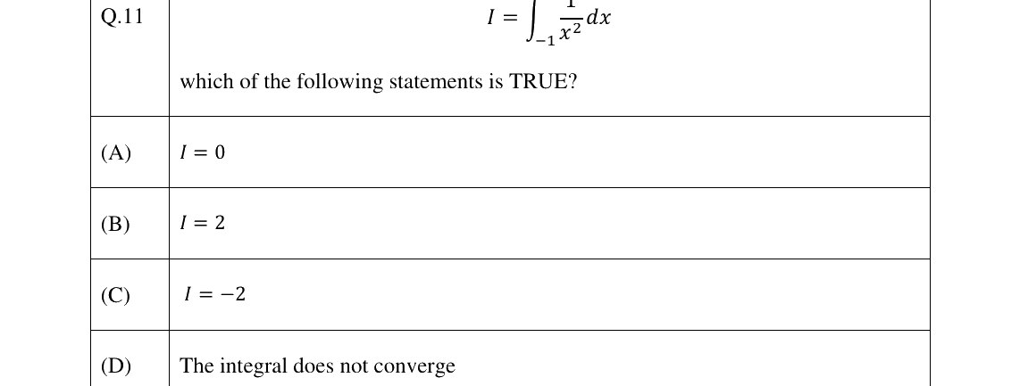 GATE 2023 CE question 11