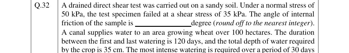 GATE 2023 CE question 32