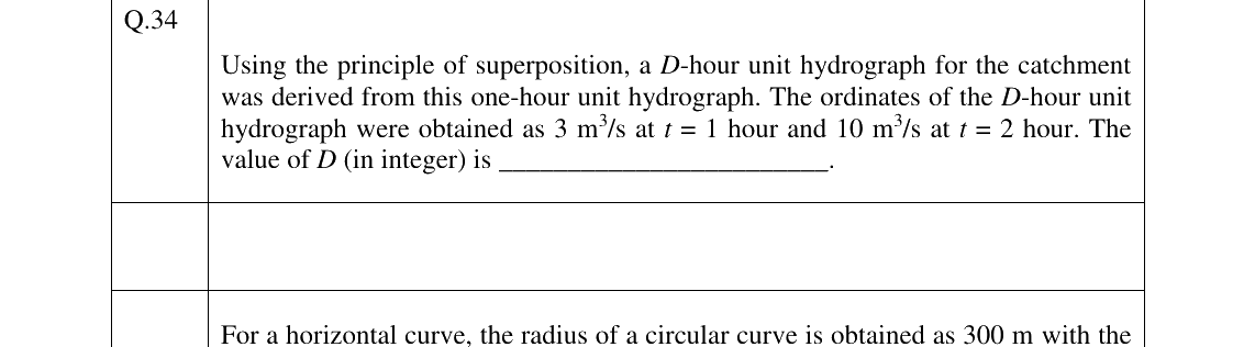 GATE 2023 CE question 34