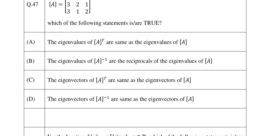 GATE 2023 CE question 47