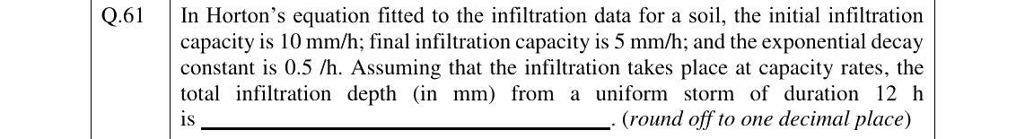 GATE 2023 CE question 61