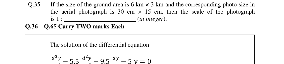 GATE 2023 CE question 35