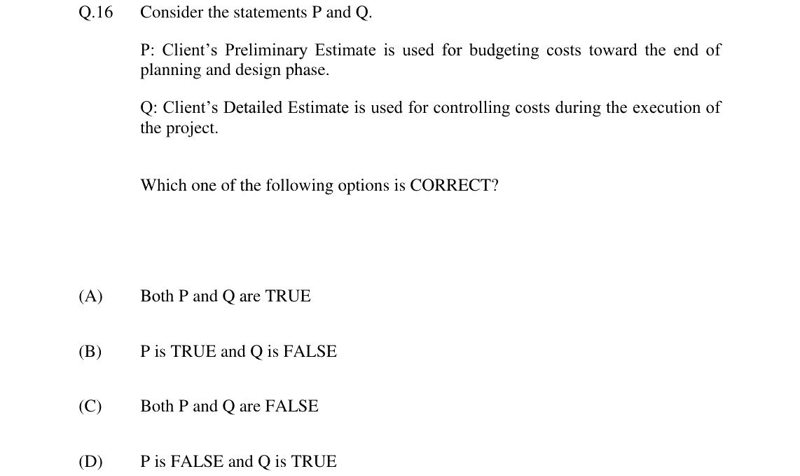 GATE 2024 CE question 16