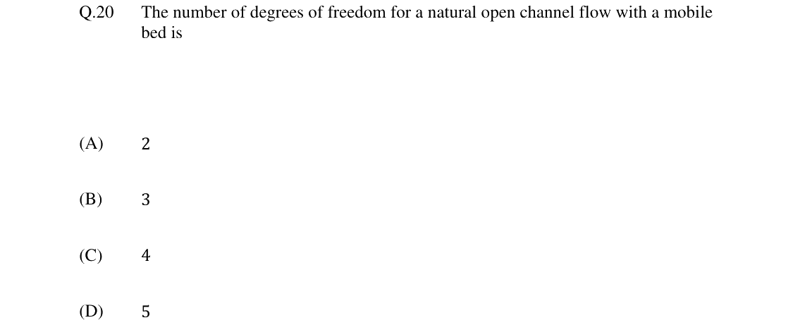 GATE 2024 CE question 20