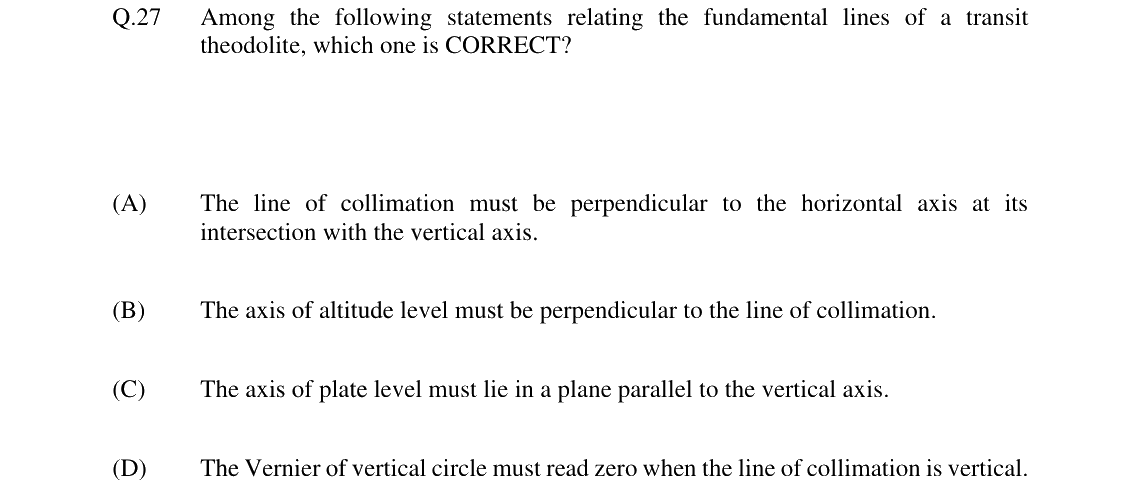 GATE 2024 CE question 27