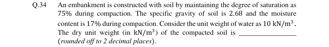 GATE 2024 CE question 34