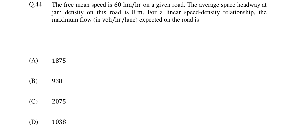 GATE 2024 CE question 44