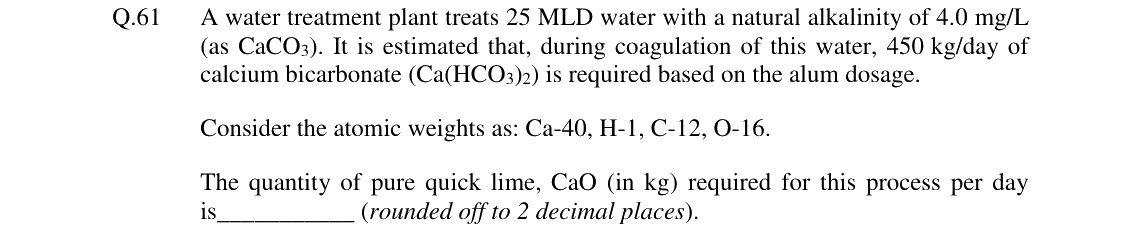 GATE 2024 CE question 61