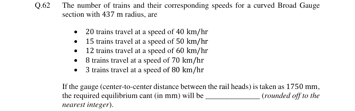 GATE 2024 CE question 62