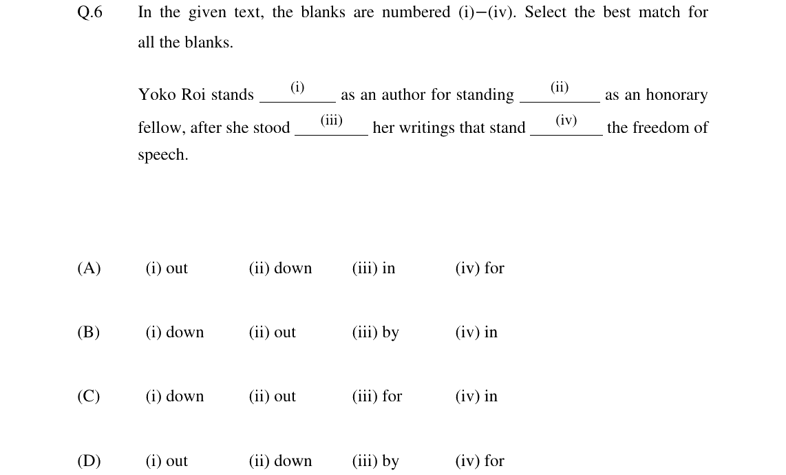 GATE 2024 CE question 6