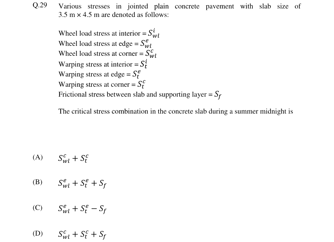 GATE 2024 CE question 29