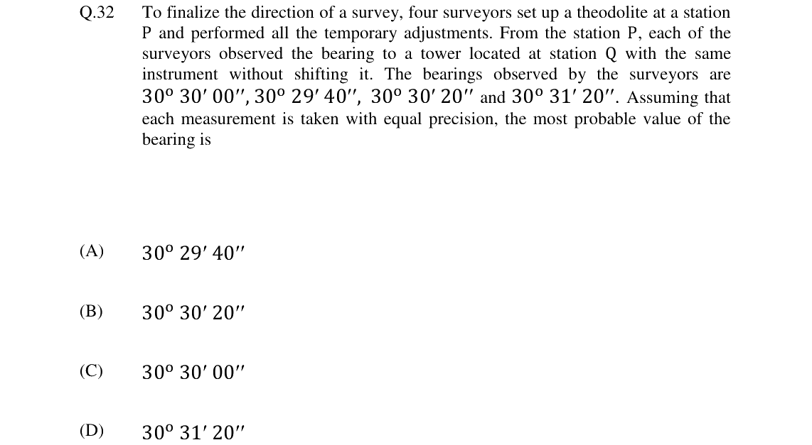 GATE 2024 CE question 32