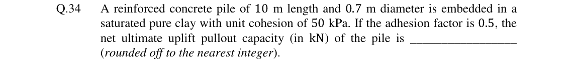 GATE 2024 CE question 34