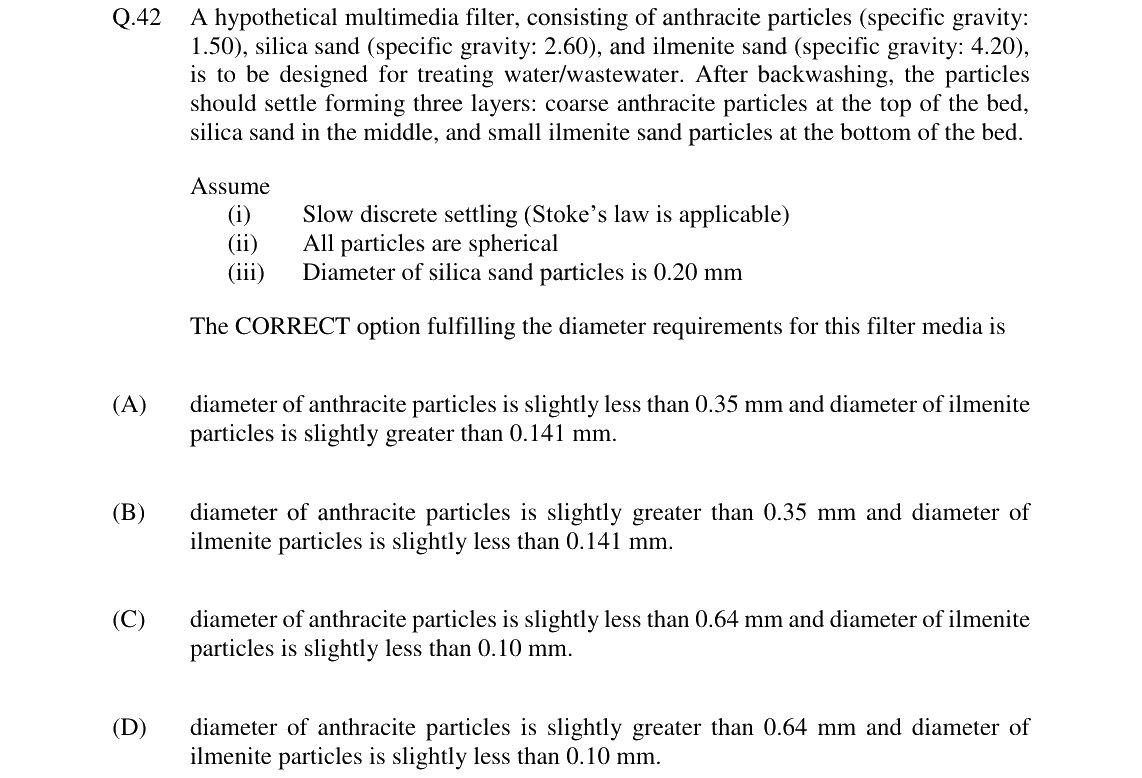GATE 2024 CE question 42