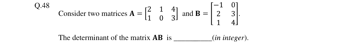 GATE 2024 CE question 48