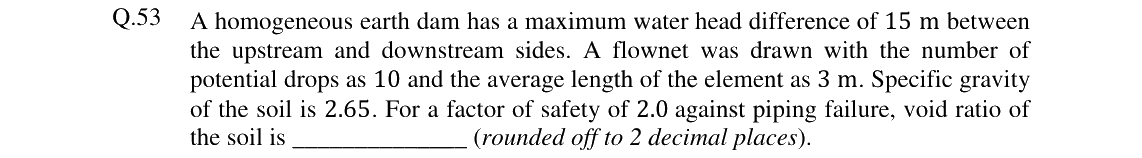 GATE 2024 CE question 53