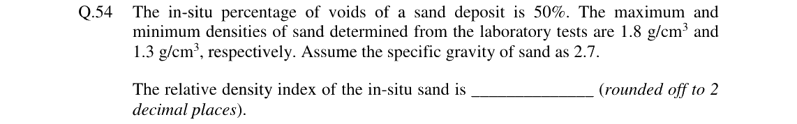 GATE 2024 CE question 54
