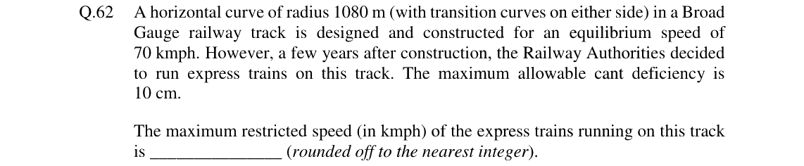 GATE 2024 CE question 62