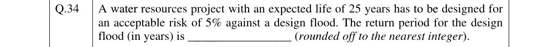 GATE 2025 CE question 34