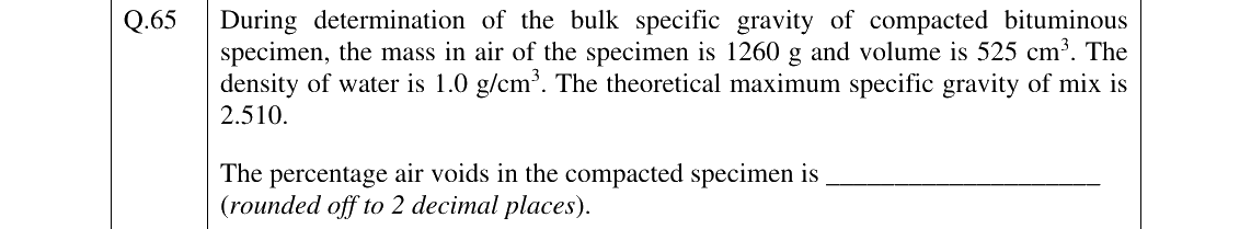 GATE 2025 CE question 65