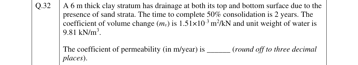 GATE 2025 CE question 32