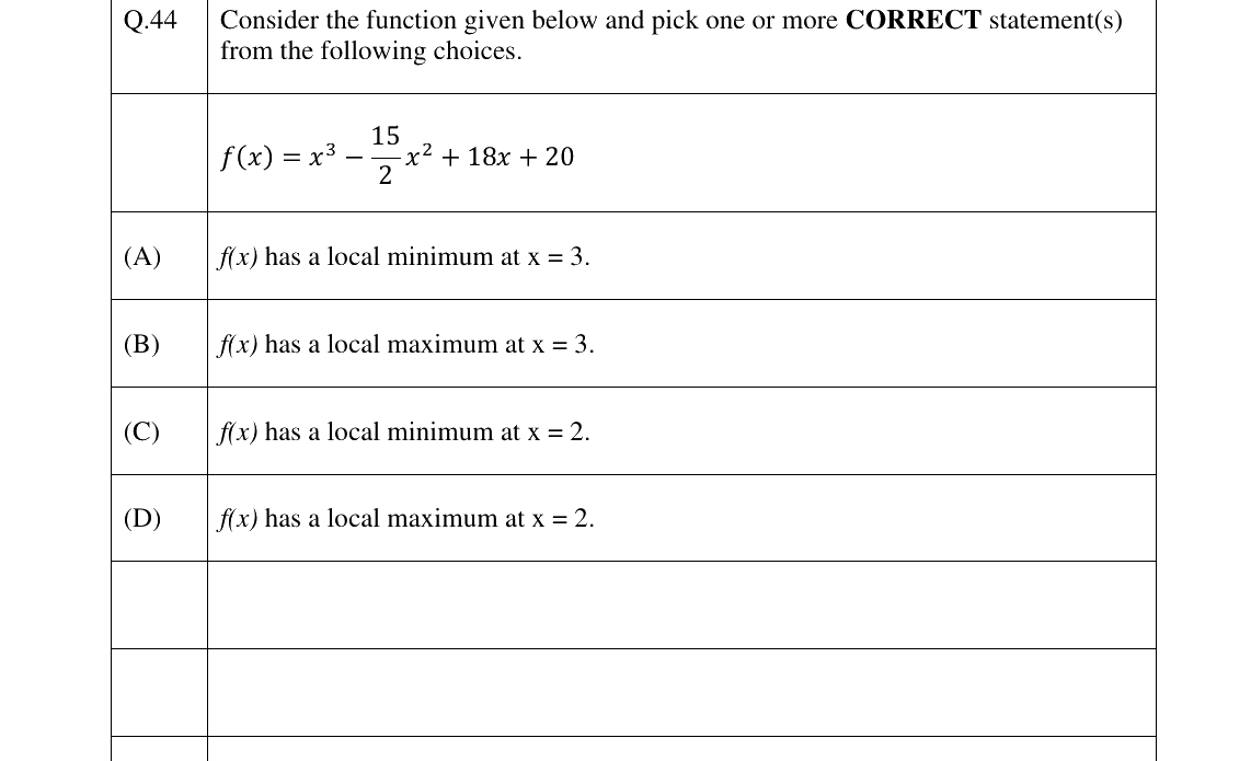 GATE 2025 CE question 44
