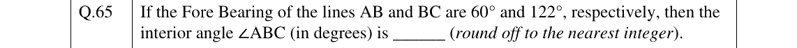 GATE 2025 CE question 65