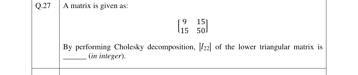 GATE 2026 CE question 27